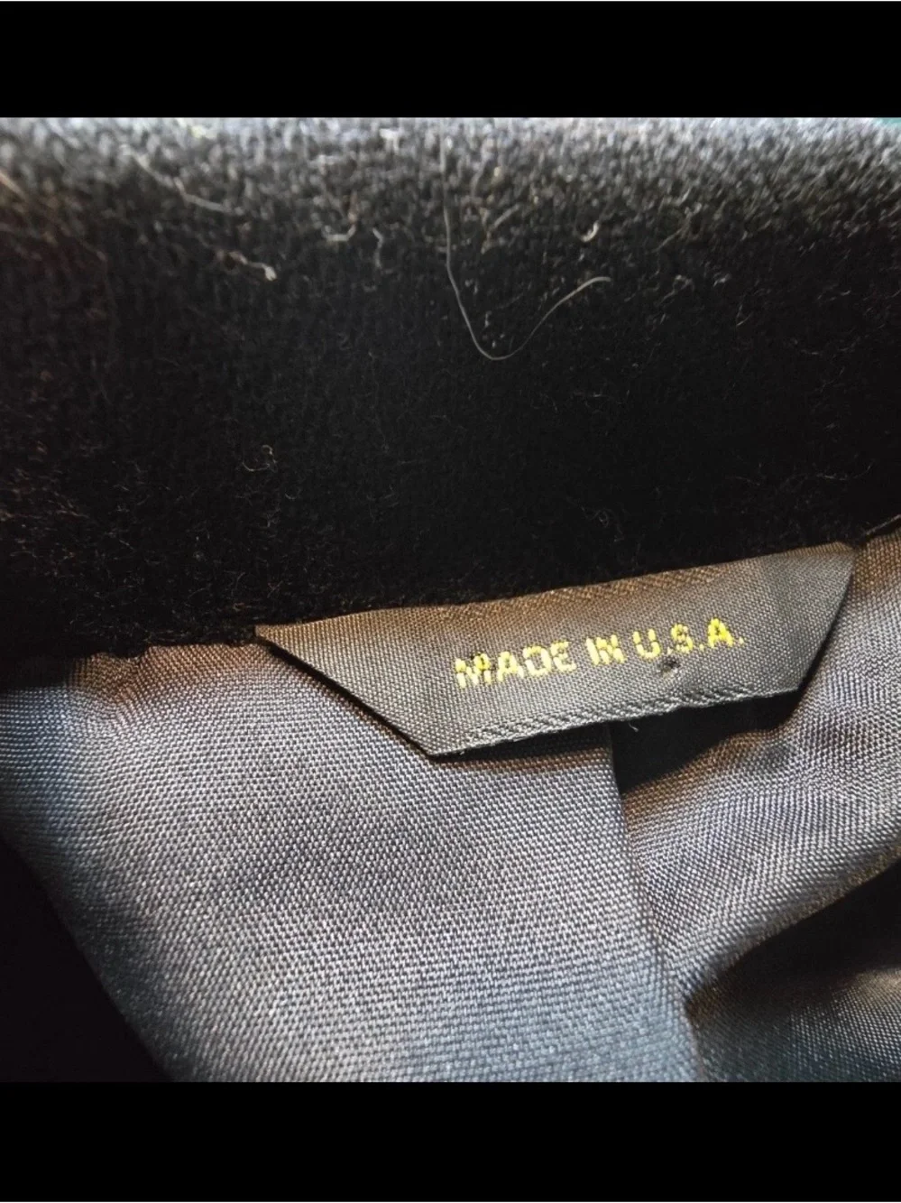 Vintage Pioneer Wear Western wool blazer MADE IN THE USA black